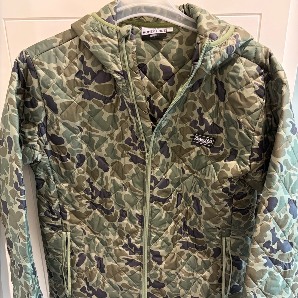 Men's Camouflage Puffer Jacket